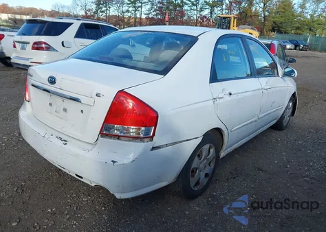 2009 Kia Spectra Ex z USA, uszkodzony, nr VIN KNAFE221395649348